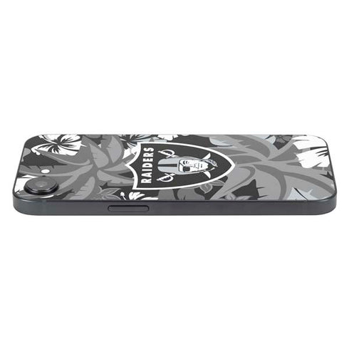 NFL Las Vegas Raiders Tropical Print iPhone 16e Skin