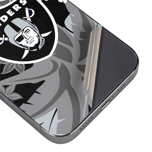 NFL Las Vegas Raiders Tropical Print iPhone 16e Skin