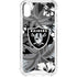 NFL Las Vegas Raiders Tropical Print iPhone XS Clear Case