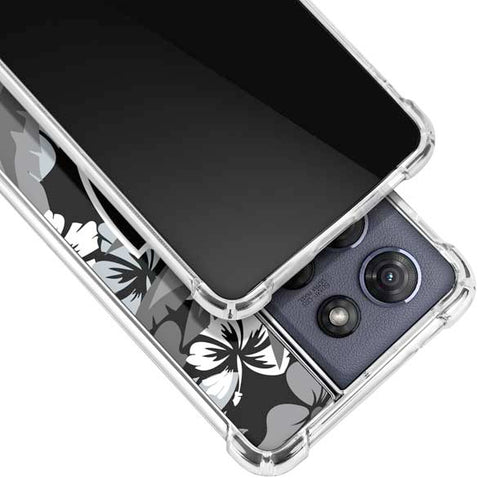 NFL Las Vegas Raiders Tropical Print Moto G Play 5G (2025) Clear Case