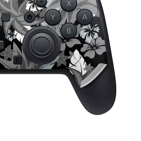 NFL Las Vegas Raiders Tropical Print Nintendo Switch 2 (2025) Pro Controller Skin