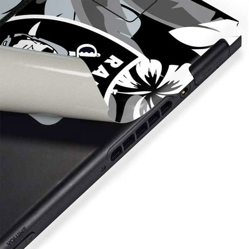 NFL Las Vegas Raiders Tropical Print Nintendo Switch Bundle Skin