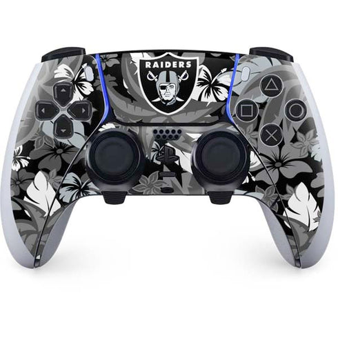 NFL Las Vegas Raiders Tropical Print PlayStation PS5 Skins