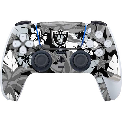 NFL Las Vegas Raiders Tropical Print PS5 Pro Disk Bundle Skin