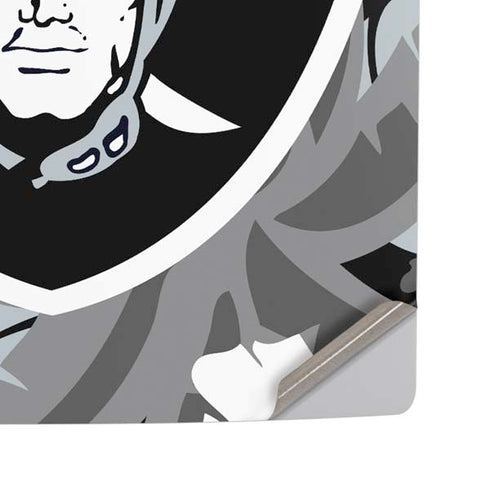 NFL Las Vegas Raiders Tropical Print PS5 Pro Disk Console Skin