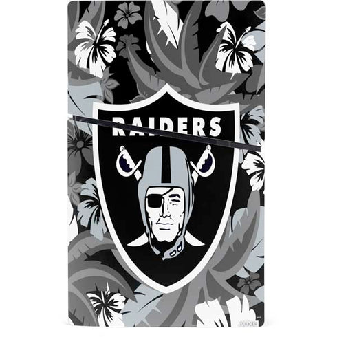 NFL Las Vegas Raiders Tropical Print PS5 Slim Digital Edition Console Skin