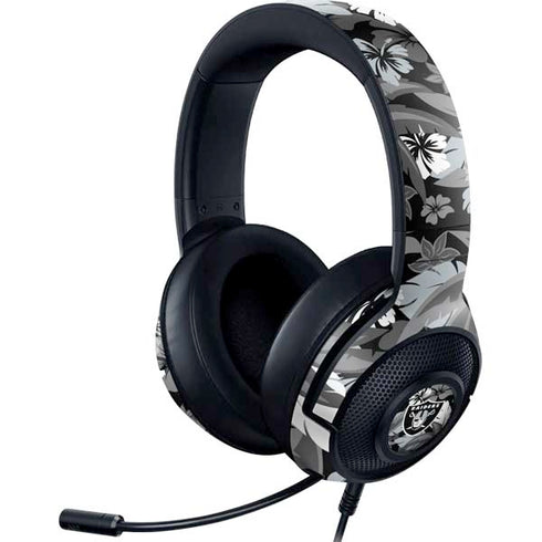 NFL Las Vegas Raiders Tropical Print Razer Kraken X Skin