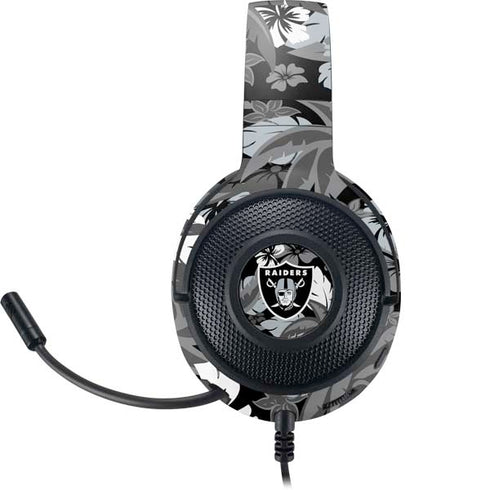 NFL Las Vegas Raiders Tropical Print Razer Kraken X Skin