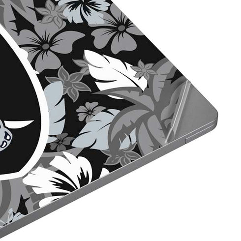 NFL Las Vegas Raiders Tropical Print Laptop Skins