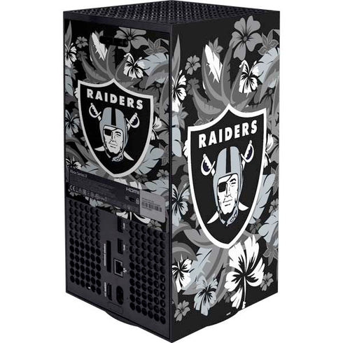 NFL Las Vegas Raiders Tropical Print Xbox Series X Bundle Skin