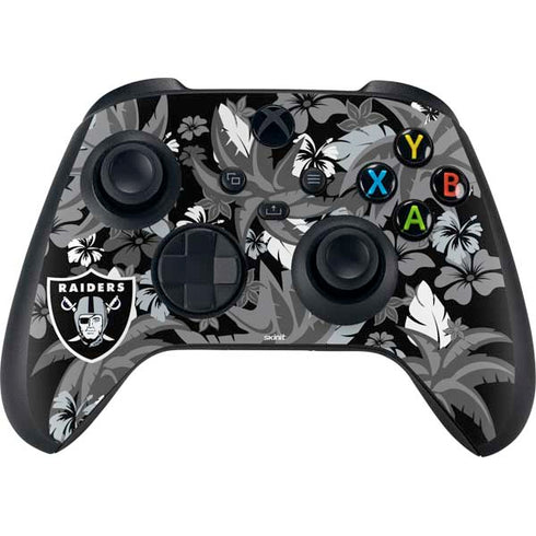 NFL Las Vegas Raiders Tropical Print Xbox Series X Bundle Skin