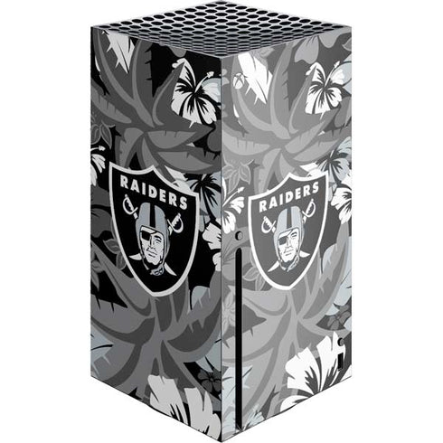 NFL Las Vegas Raiders Tropical Print Xbox Series X Skins