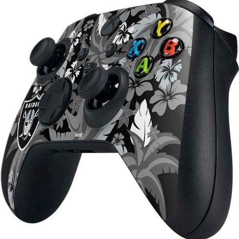 NFL Las Vegas Raiders Tropical Print Xbox Series X Controller Skin
