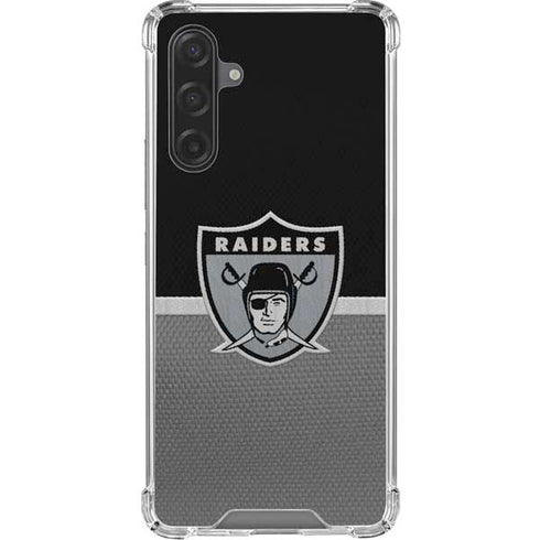 NFL Las Vegas Raiders Vintage Galaxy A17 Clear Case
