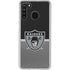 NFL Las Vegas Raiders Vintage Galaxy A21 Clear Case