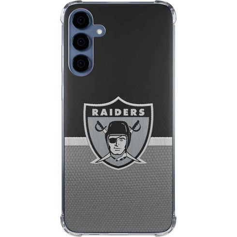NFL Las Vegas Raiders Vintage Galaxy A55 5G Clear Case