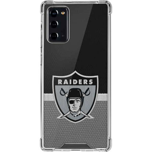 NFL Las Vegas Raiders Vintage Galaxy Note20 5G Clear Case