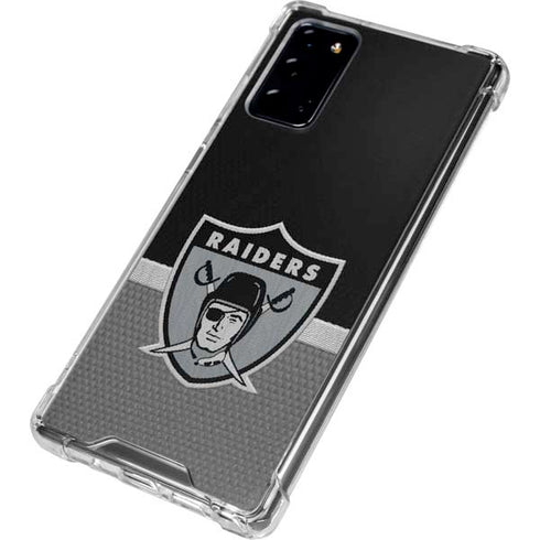 NFL Las Vegas Raiders Vintage Galaxy Note20 5G Clear Case
