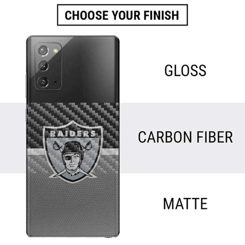 NFL Las Vegas Raiders Vintage Galaxy Note20 5G Skin
