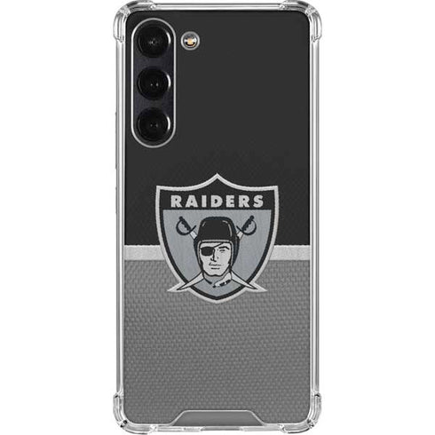 NFL Las Vegas Raiders Vintage Galaxy S24 FE Clear Case