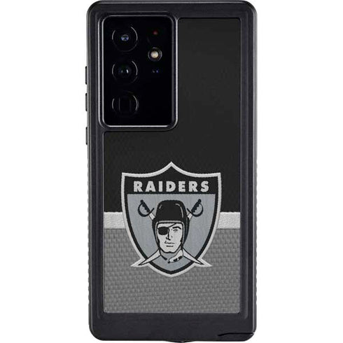 NFL Las Vegas Raiders Vintage Galaxy S24 Ultra Waterproof Case