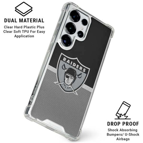 NFL Las Vegas Raiders Vintage Galaxy S25 Ultra Clear Case