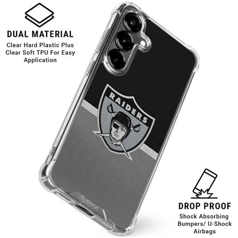 NFL Las Vegas Raiders Vintage Galaxy S26 Clear Case