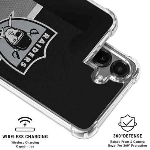 NFL Las Vegas Raiders Vintage Galaxy S26 Plus Clear Case