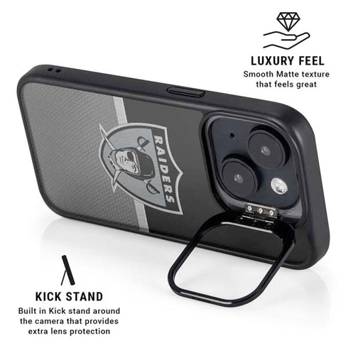 NFL Las Vegas Raiders Vintage iPhone 15 Kickstand Case