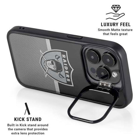NFL Las Vegas Raiders Vintage iPhone 15 Pro Kickstand Case