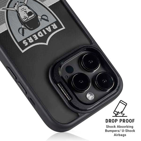 NFL Las Vegas Raiders Vintage iPhone 15 Pro Kickstand Case