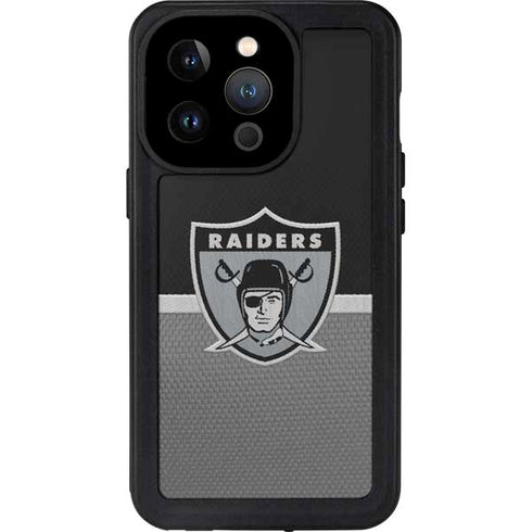 NFL Las Vegas Raiders Vintage iPhone 15 Pro Waterproof Case