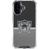 NFL Las Vegas Raiders Vintage iPhone 16 Plus Clear Case