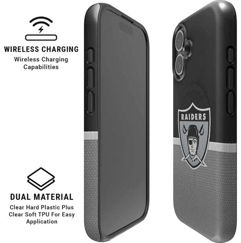 NFL Las Vegas Raiders Vintage iPhone 16 Plus Magsafe Impact Case