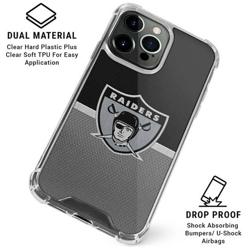 NFL Las Vegas Raiders Vintage iPhone 16 Pro Clear Case