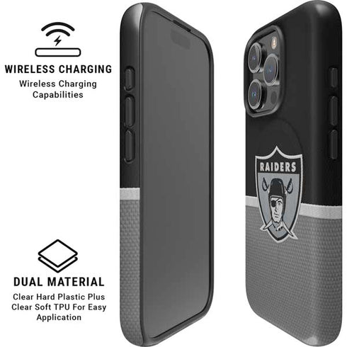 NFL Las Vegas Raiders Vintage iPhone 16 Pro Magsafe Impact Case