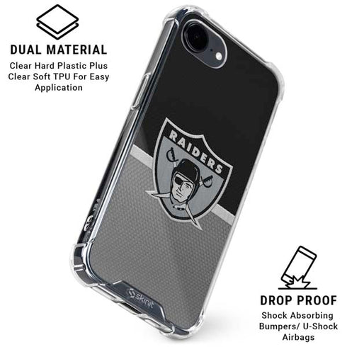 NFL Las Vegas Raiders Vintage iPhone 16e Clear Case