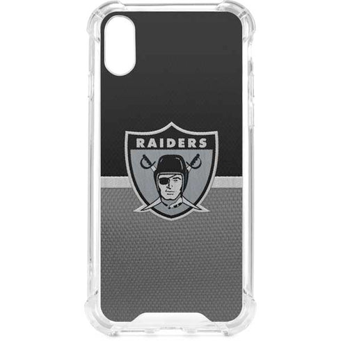 NFL Las Vegas Raiders Vintage iPhone XS Clear Case