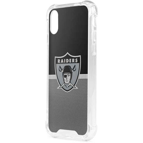 NFL Las Vegas Raiders Vintage iPhone XS Clear Case