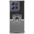 NFL Las Vegas Raiders Vintage Moto G 5G (2025) Clear Case