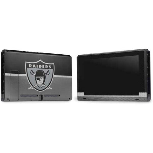 NFL Las Vegas Raiders Vintage Nintendo Switch Bundle Skin