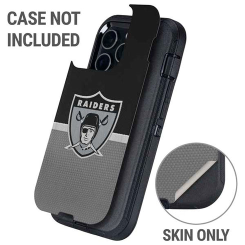 NFL Las Vegas Raiders Vintage Otterbox Defender iPhone Skin
