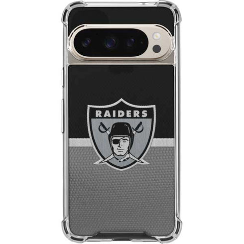 NFL Las Vegas Raiders Vintage Pixel 9/9 Pro Clear Case