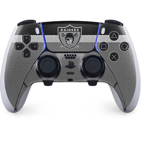 NFL Las Vegas Raiders Vintage PS5 DualSense Edge Pro Controller Skin
