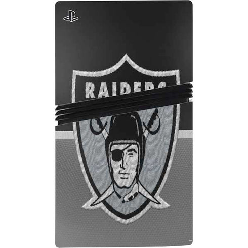 NFL Las Vegas Raiders Vintage PS5 Pro Console Skin