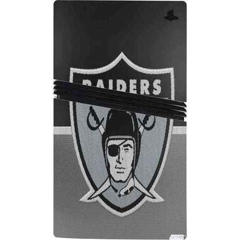 NFL Las Vegas Raiders Vintage PS5 Pro Console Skin