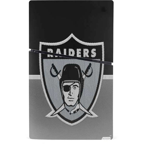 NFL Las Vegas Raiders Vintage PS5 Slim Digital Edition Console Skin