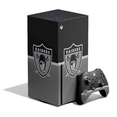 NFL Las Vegas Raiders Vintage Xbox Series X Bundle Skin