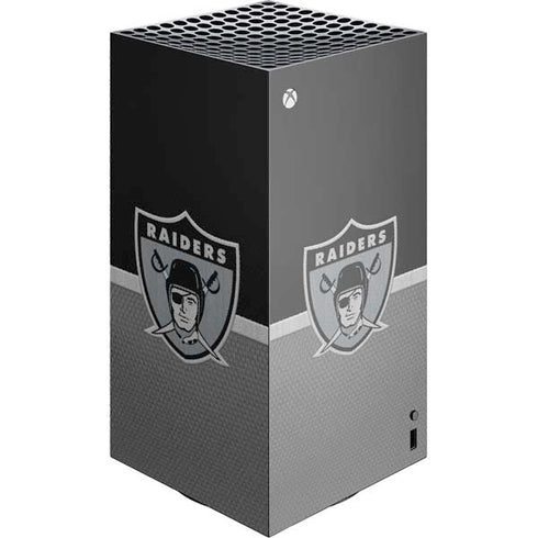 NFL Las Vegas Raiders Vintage XBox Series X Digital Edition Console Skin