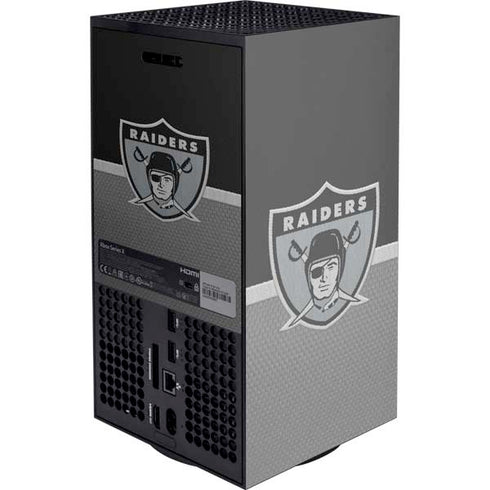 NFL Las Vegas Raiders Vintage XBox Series X Digital Edition Console Skin